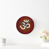 Horloge Ronde Om chakra mandala (Maison)