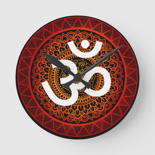 Horloge Ronde Om chakra mandala (Recto)