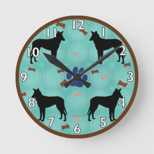Horloge Ronde Ombre lisse de colley