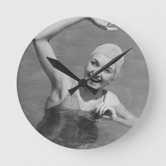 Horloge Ronde Ondulation de femme (Recto)