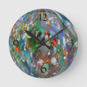 Horloge Ronde Onion Skin Peacock