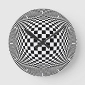 Horloge Ronde Op Art (Recto)