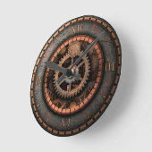 Horloge Ronde Opus Posh Steampunk Gears (Angle)
