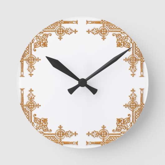 Horloge Ronde Or complexe (Recto)