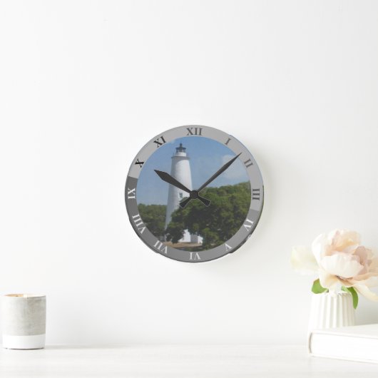 HORLOGE RONDE ORACOKE LIGHTHOUSE (Maison)