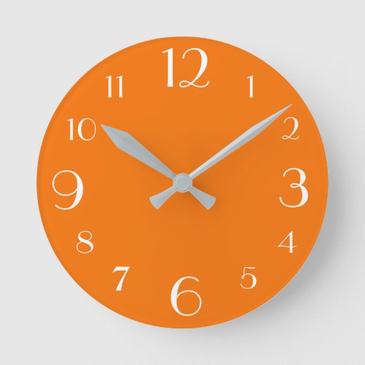 Horloge Ronde Orange (Recto)