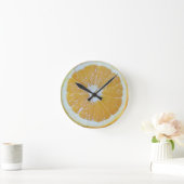 Horloge Ronde Orange Slice (Maison)