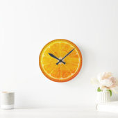 Horloge Ronde Orange Wall Clock (Maison)