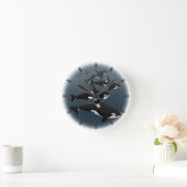 Horloge Ronde Orca Whale Clock Killer Whale Decor Whale (Maison)