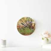 Horloge Ronde Orchard à Blossom par Vincent van Gogh (Maison)