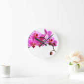 Horloge Ronde Orchidée (Maison)