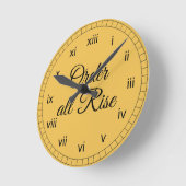 Horloge Ronde Order All Rise (Angle)
