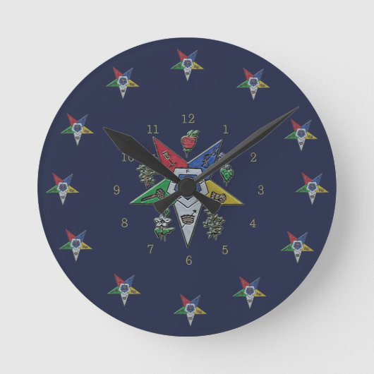 Horloge Ronde Ordre De L'Étoile Orientale (Recto)