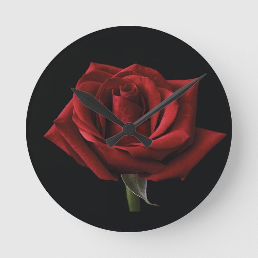 Horloge Ronde oreiller rouge (Recto)