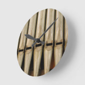 Horloge Ronde organe Pipes Clock (Angle)
