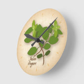 Horloge Ronde Origan Herb Clock (Angle)