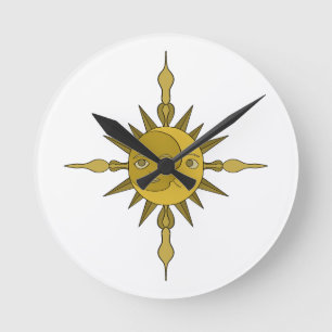 Horloge Ronde Ornement