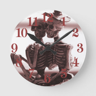 Horloge Ronde Os dans l'amour