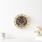 Horloge Ronde Os de Tigre  (Maison)