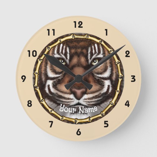 Horloge Ronde Os tigres (Recto)