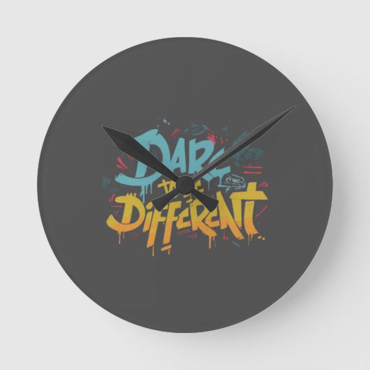 Horloge Ronde Oser être différent (Recto)
