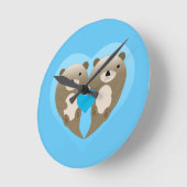 Horloge Ronde Otter Love (Angle)