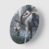 Horloge Ronde Où la magie coule (Angle)