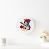 Horloge Ronde Ours Mignons (Maison)
