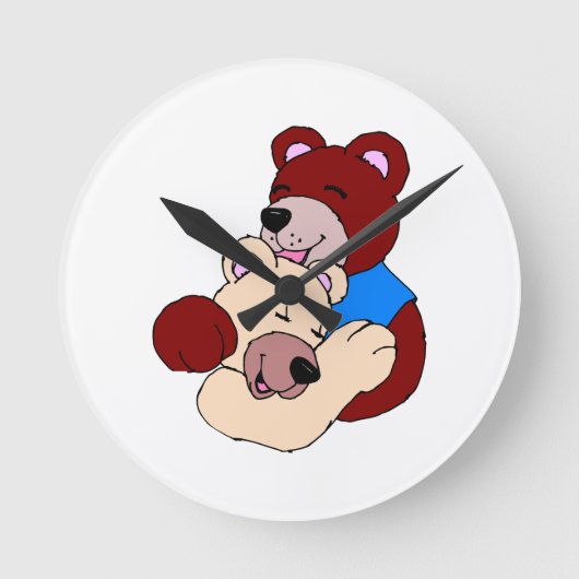Horloge Ronde Ours Mignons (Recto)