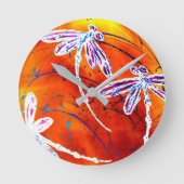 Horloge Ronde Outback Dragonfly Dance (Recto)