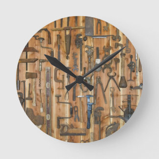 Horloge Ronde Outils du commerce