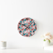 Horloge Ronde Ovales atomiques (Maison)