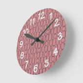 Horloge Ronde Ovales et Rectangles et Cercles, Oh Mon Dieu !  (Angle)