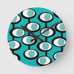 Horloge Ronde Ovales tissés