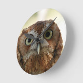 Horloge Ronde Owl clock (Angle)