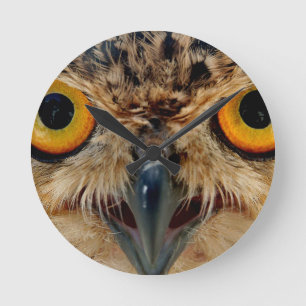 Horloge Ronde Owls Eyes