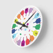 Horloge Ronde Paddlepalooza O’Clock Pickleball (Angle)