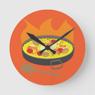 Horloge Ronde Paella