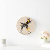 Horloge Ronde Painted dog - (Maison)