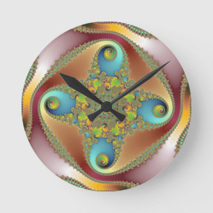 Horloge Ronde Painting - Fractal Art