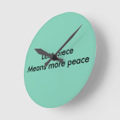 Horloge Ronde paix (Angle)