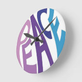 HORLOGE RONDE PAIX (Angle)