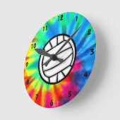 Horloge Ronde Paix, Amour, Volley-ball (Angle)