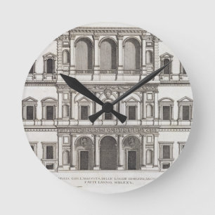 Horloge Ronde Palazzo Farnese, des "Di Roma de Palazzi", partie