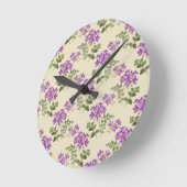 Horloge Ronde Pale Antique Yellow (Angle)