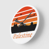 Horloge Ronde palestine libre (Angle)