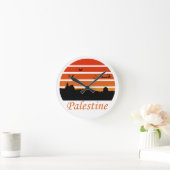 Horloge Ronde palestine libre (Maison)