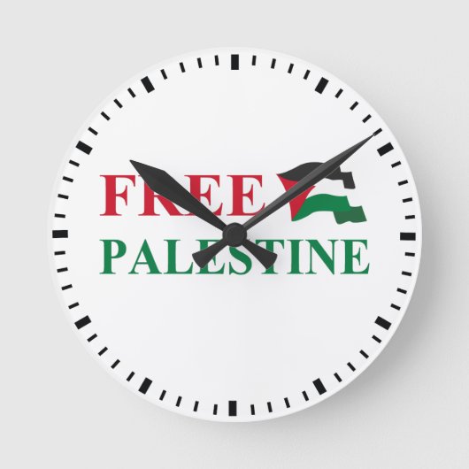 Horloge Ronde palestine libre #2 (Recto)