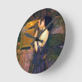 Horloge Ronde Pandora par John William Waterhouse (Angle)