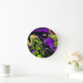 Horloge Ronde Panic Purple (Maison)